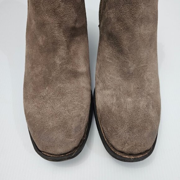 Born Malta II Ankle Bootie Womens 9 Brown Suede Distressed Western Cowboy NEW - Picture 6 of 15